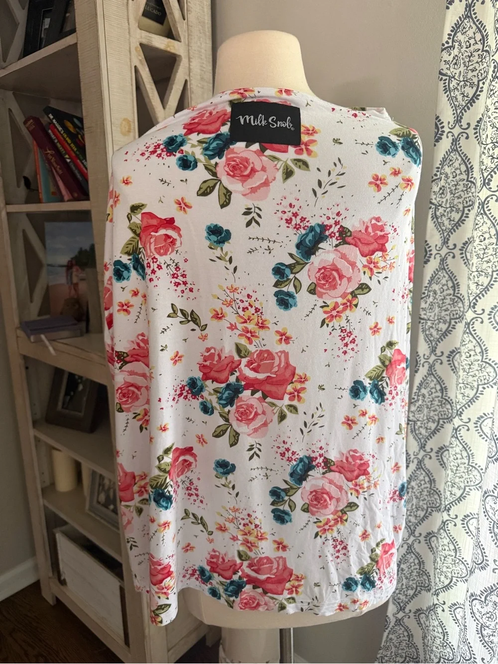 Milk Snob 5 in 1 baby cover nursing stroller cart blanket French floral